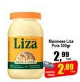 Higa's Supermercado Maionese Liza pote 500g oferta