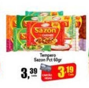 Higa's Supermercado Tempero Sazon pct 60g oferta