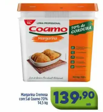 Arena Atacado Margarina Cremosa Com Sal Coamo 70% 14.5g oferta