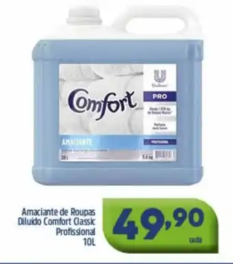 Arena Atacado Amaciante de Roupas Diluido Comfort Classic Profissional 10L oferta