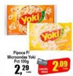Pipoca p/ Microondas Yoki 100g