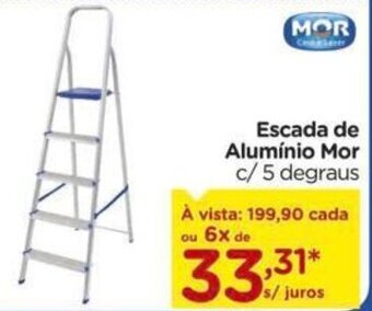 Carrefour Escada de Aluminio Mor c/5 degraus oferta