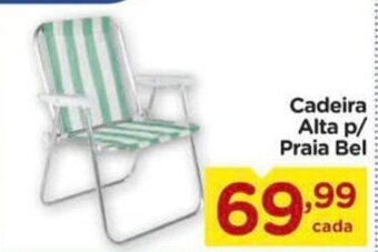 Carrefour Cadeira Alta p/ Praia Bel oferta