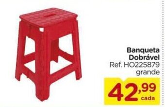Carrefour Banqueta Dobravel oferta