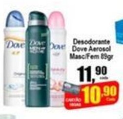 Higa's Supermercado Desodorante Dove Aerosol Masc./Fem. 89g oferta