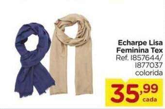 Carrefour Echarpe Lisa Feminina Tex oferta