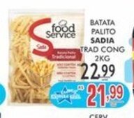 Supermercado Estrela Azul Batata Palito Sadia Trad. cong 2kg oferta