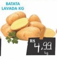 Supermercado Estrela Azul Batata Lavada 1kg oferta