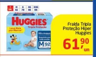 Tenda Atacado Fralda tripla proteçao hiper huggies oferta