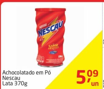 Tenda Atacado Achocolatado em pó nescau lata 370g oferta