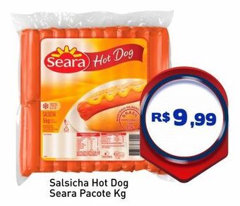 Tonin Superatacado Salsicha hot dog seara pacote kg oferta