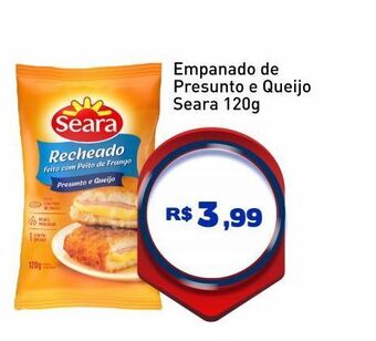 Tonin Superatacado Empanado de presunto e queijo seara 120g oferta