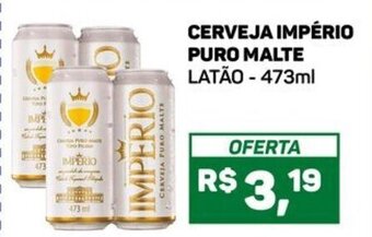 Cerveja Imperio Puro Malte latao 473ml