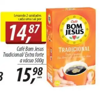 Asun Cafe Bom Jesus Tradicional/ Extra Forte a vacuo 500g oferta