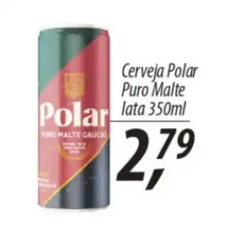 Asun Cerveja Polar Puro Malte lata 350ml oferta