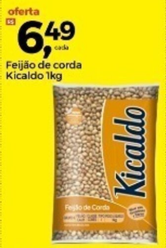 Frangolândia Feijao de corda Kicaldo 1kg oferta