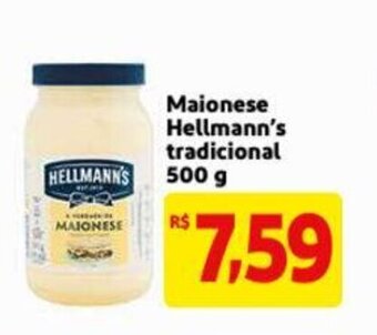 Extra Supermercado Maionese Hellmann's Trad 500g oferta