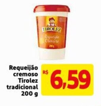 Extra Supermercado Requeijao Cremoso Tirolez Tradicional 200g oferta