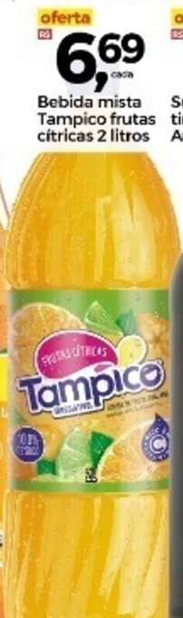 Frangolândia Bebida Mista Tampico frutas citricas 2L oferta