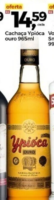 Frangolândia Cachaca Ypioca Ouro 965ml oferta