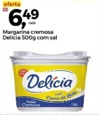 Frangolândia Margarina Cremosa Delicia 500g com sal oferta