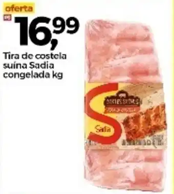 Frangolândia Tira de Costela suina Sadia Congelada 1kg oferta