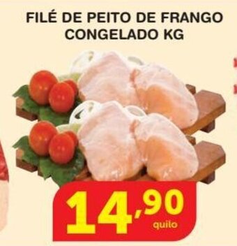 Roldão File de Peito de Frango congelado 1kg oferta