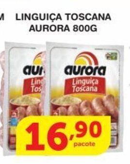 Linguica Toscana Aurora 800g