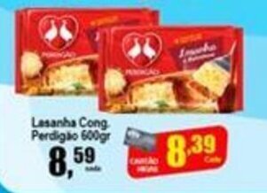 Higa's Supermercado Lasanha Cong. Perdigao 600g oferta
