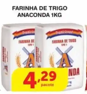 Roldão Farinha de Trigo Anaconda 1kg oferta
