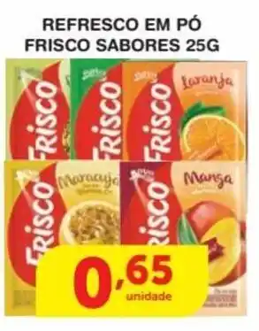 Roldão Refresco em po Frisco Sabores 25g oferta