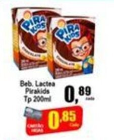 Higa's Supermercado Beb. Lactea Pirakids tp 200ml oferta