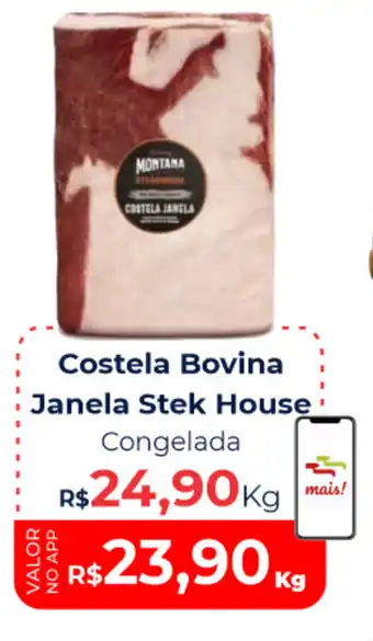Costela Bovina Janela Stek House congealada 1kg