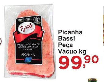 Rossi Supermercado Picanha Bassi peca vacuo 1kg oferta