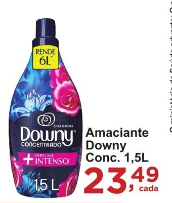 Rossi Supermercado Amaciante Downy Conc. 1.5L oferta