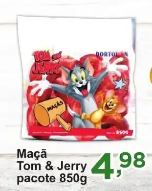 Rossi Supermercado Maca Tom & Jerry pacote 850g oferta