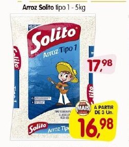 Cercadão Arroz Solito tipo 1 5kg oferta