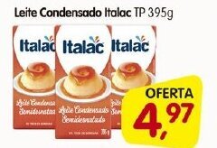 Cercadão Leite Condensado Italac TP 395g oferta