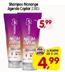 Shampoo Monange Agende Capilar 250g