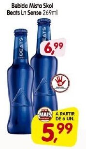 Cercadão Bebida Mista Skol Beats Ln Sense 269ml oferta