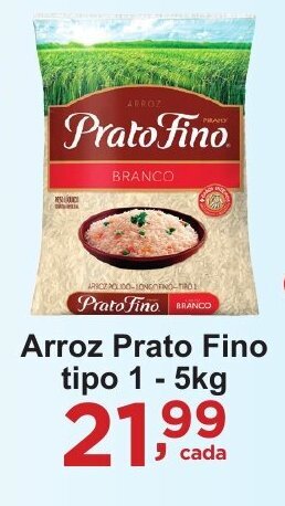 Rossi Supermercado Arroz Prato Fino tipo 1 5kg oferta
