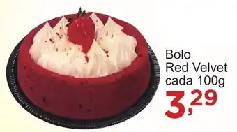 Rossi Supermercado Bolo Red Velvet cada 100g oferta
