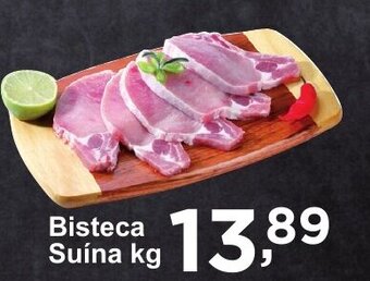 Rossi Supermercado Bisteca Suina 1kg oferta