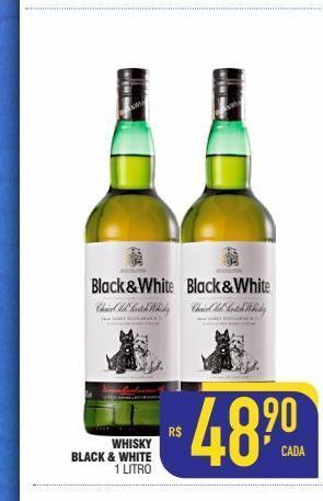 Mercantil Rodrigues Whisky black & white oferta