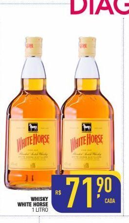 Mercantil Rodrigues Whisky white horse oferta