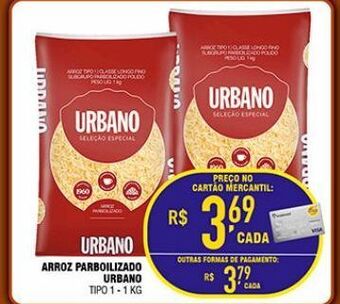 Mercantil Rodrigues Arroz parbolizado urbano tipo 1 - 1kg oferta