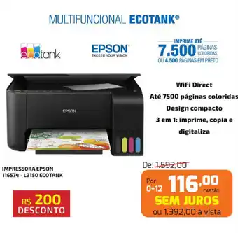 Impressora Epson Eco Tank