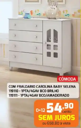 Macavi Com Fraldario Carolina Baby Selena oferta