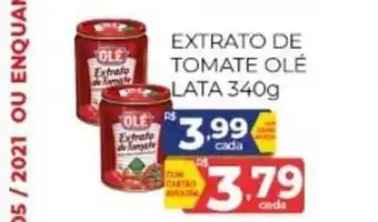 Supermercados Avenida Extrato De Tomate Olé 340g oferta