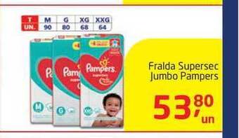 Tenda Atacado Fralda Supersec Jumbo Pampers oferta